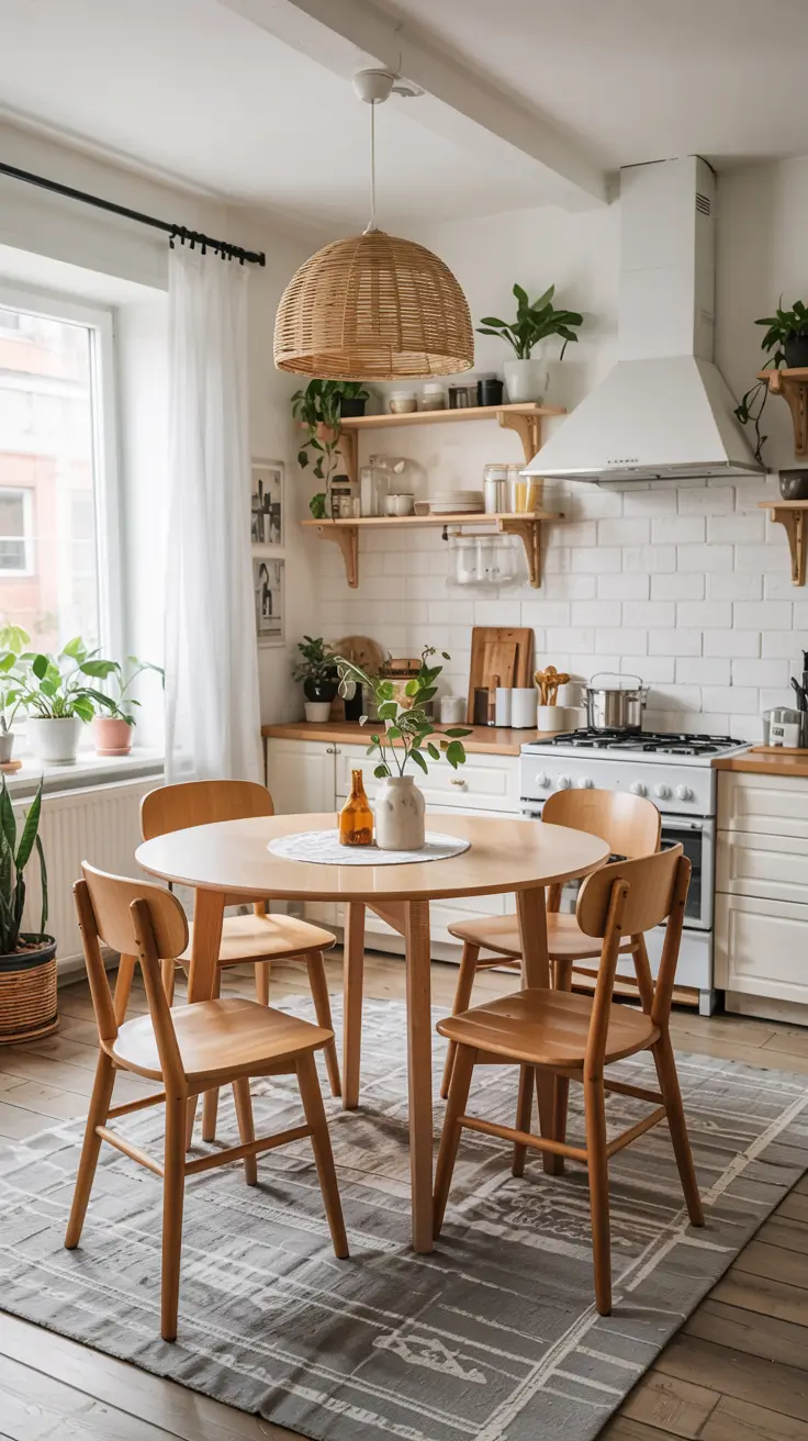 Round Kitchen Table Ideas 2026: Modern, Farmhouse & Space-Saving Decor Trends