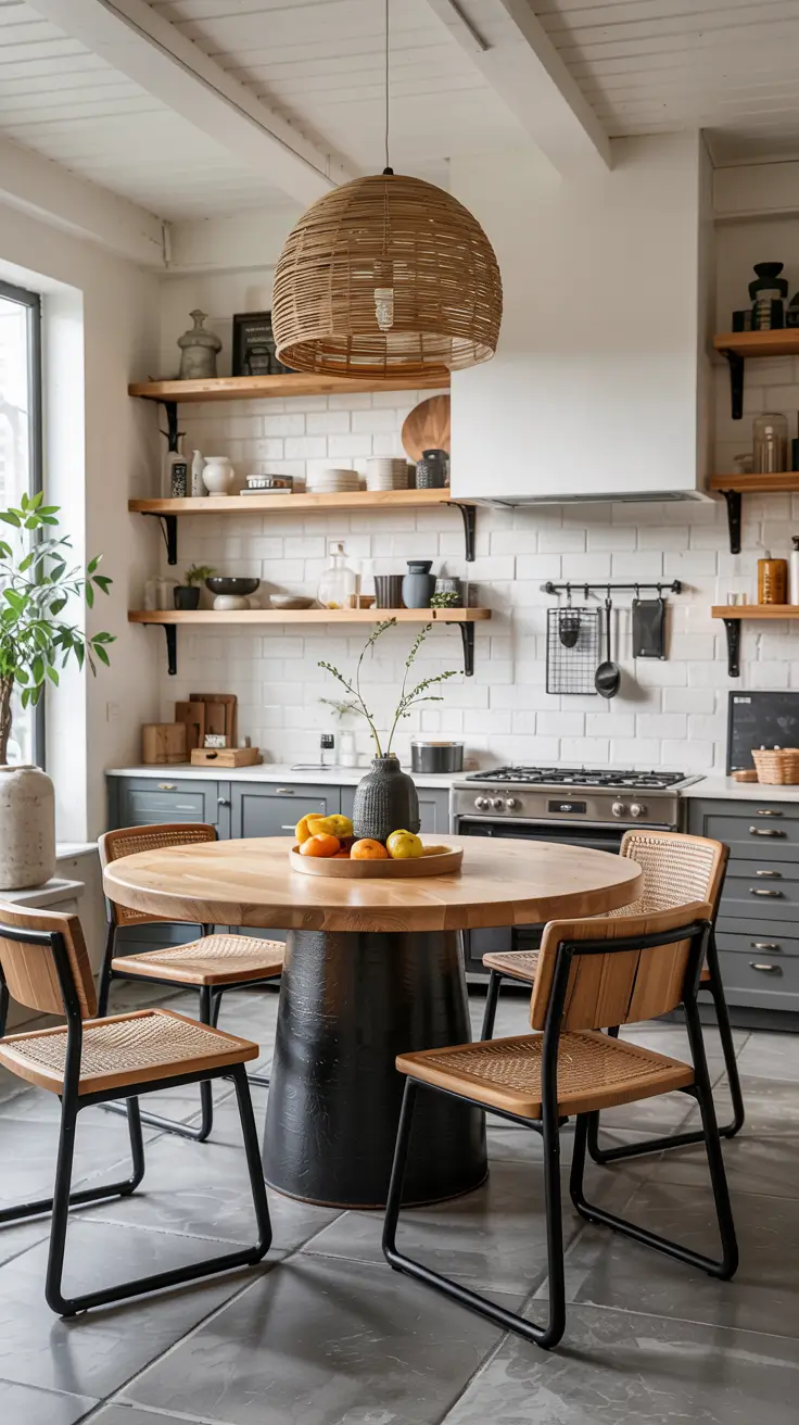 Round Kitchen Table Ideas 2026: Modern, Farmhouse & Space-Saving Decor Trends