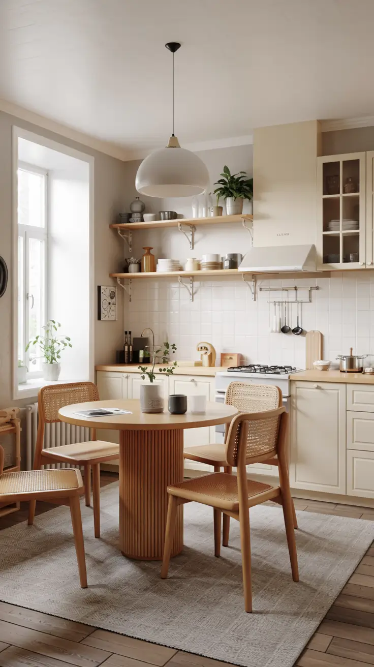 Round Kitchen Table Ideas 2026: Modern, Farmhouse & Space-Saving Decor Trends