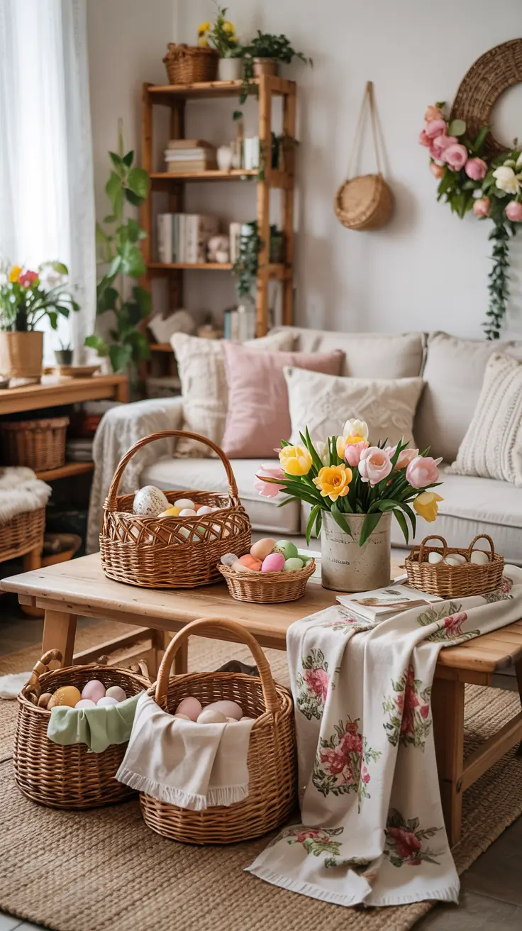 Easter Decor Ideas for Every Room 2026: Living Room, Kitchen, Dining Table & Porch