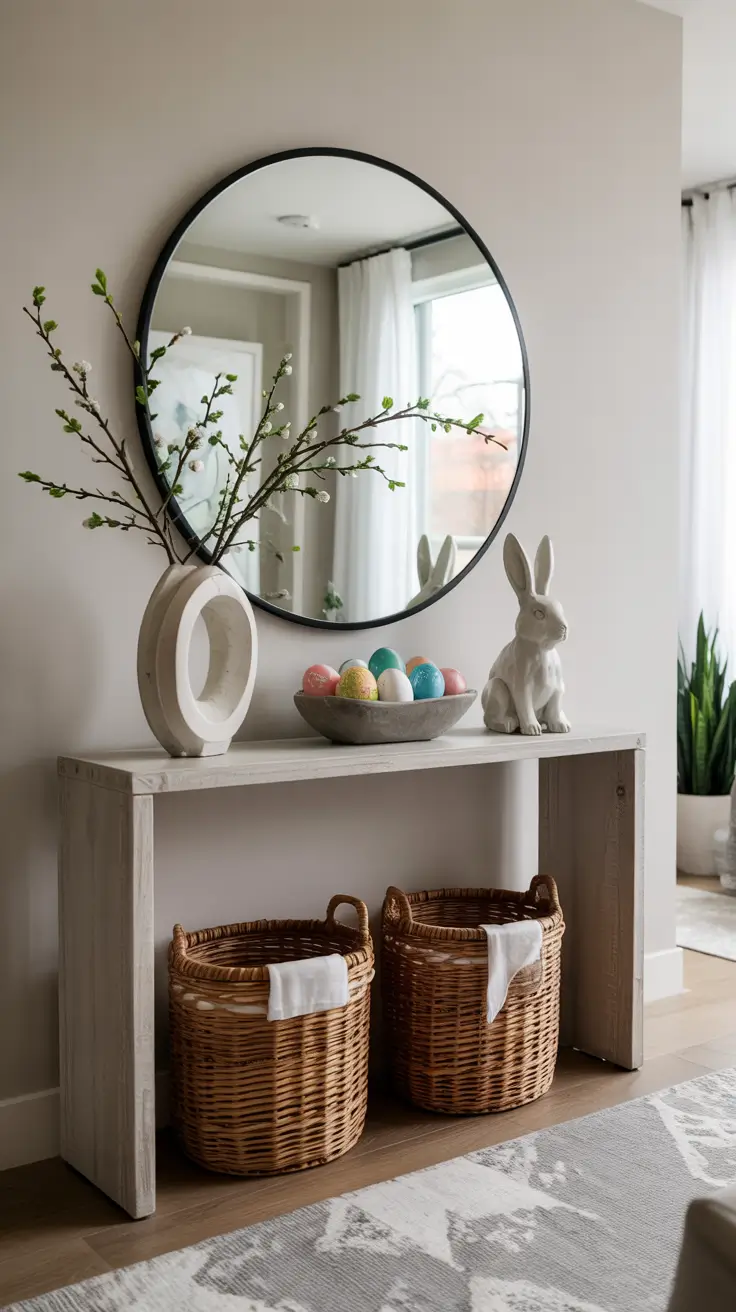Easter Entryway Decor Ideas 2026: Spring Table, Farmhouse & Outdoor Decorations
