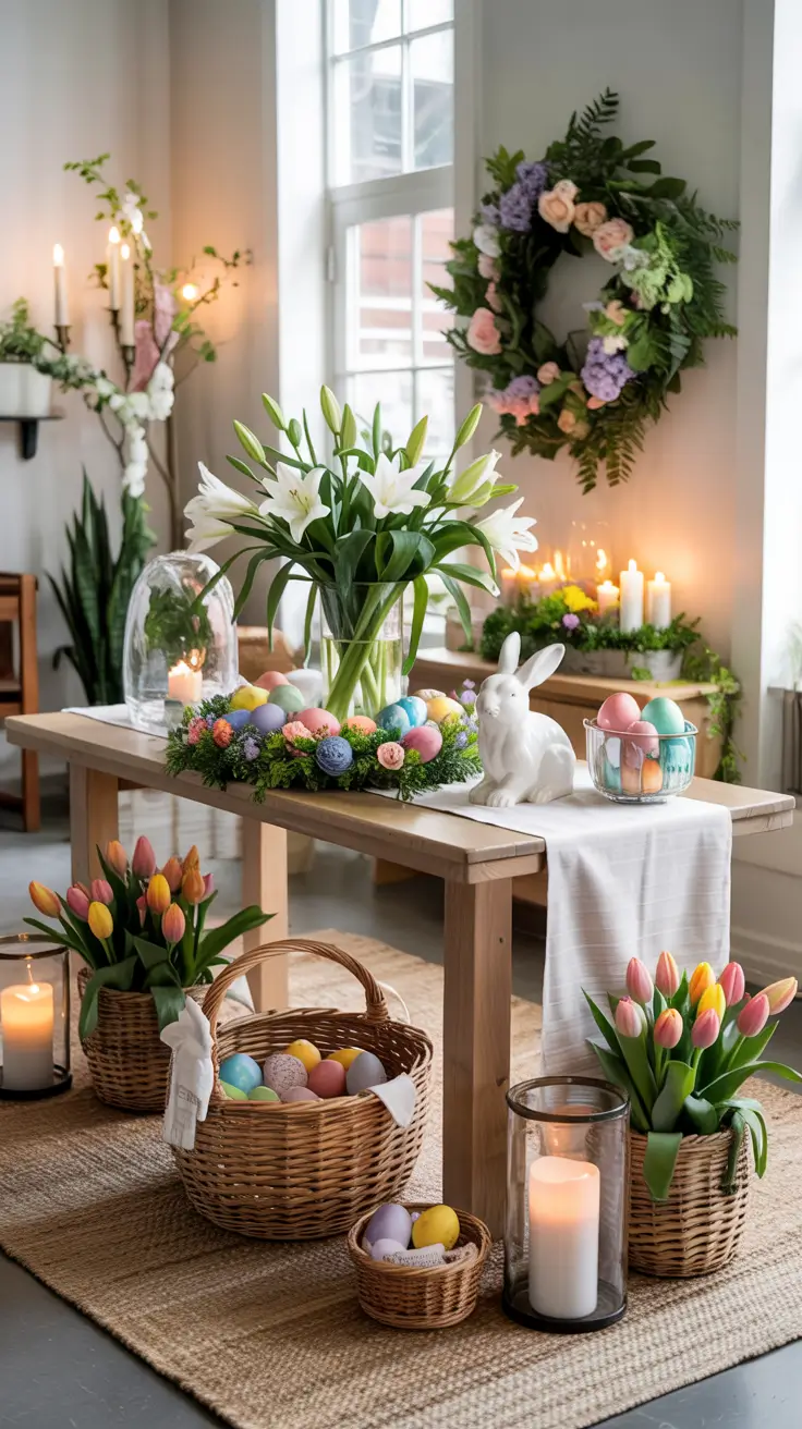 Easter Entryway Decor Ideas 2026: Spring Table, Farmhouse & Outdoor Decorations