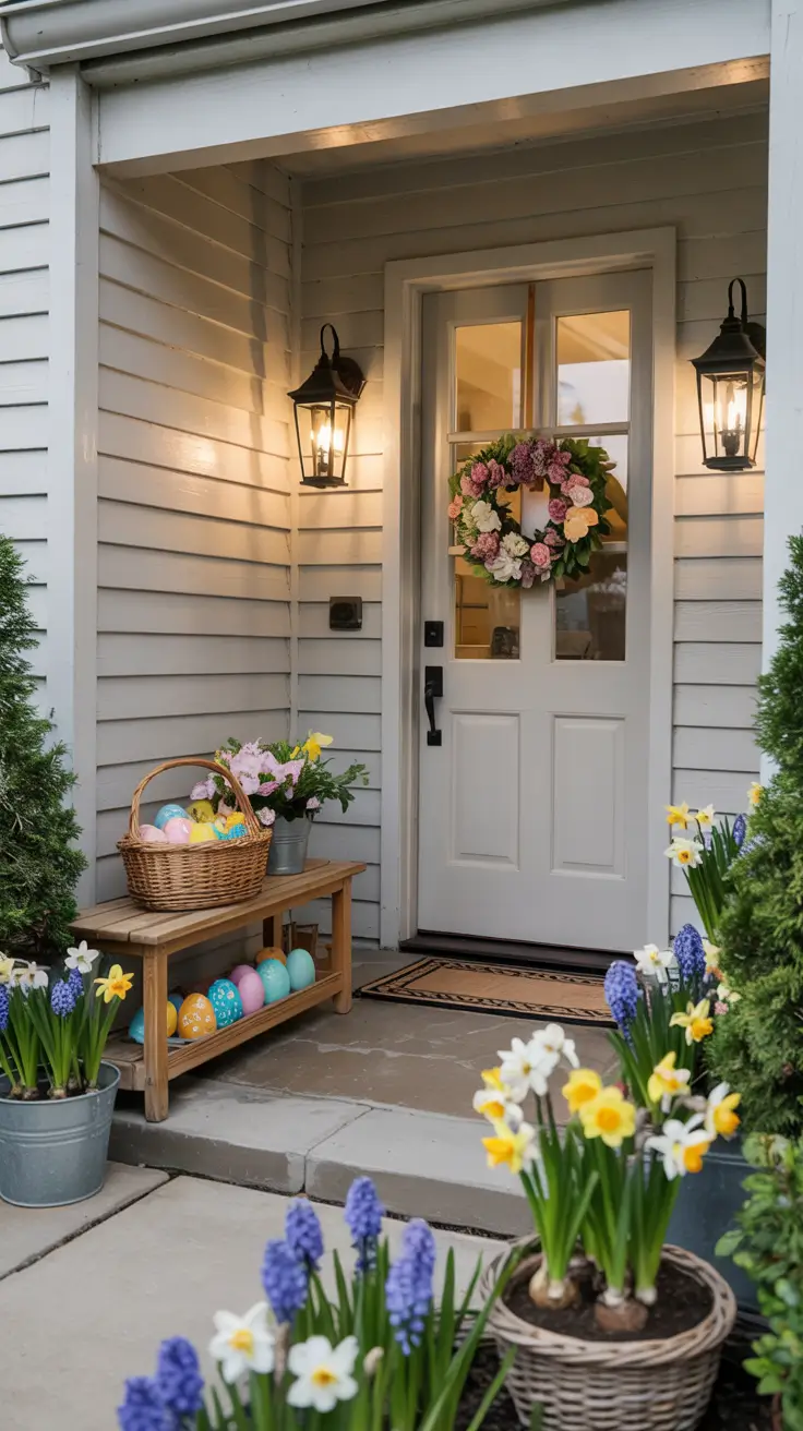 Easter Entryway Decor Ideas 2026: Spring Table, Farmhouse & Outdoor Decorations
