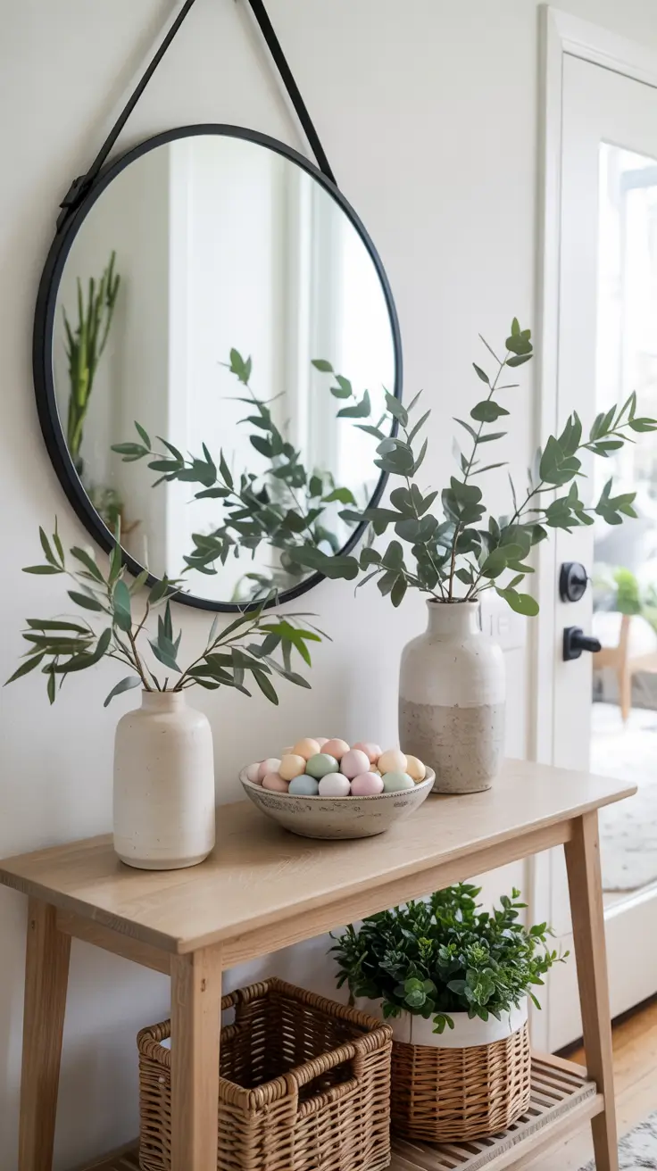 Easter Entryway Decor Ideas 2026: Spring Table, Farmhouse & Outdoor Decorations