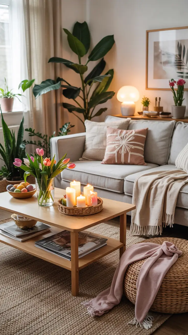 Easter Home Decor 2026: Easy DIY Ideas for a Pastel Spring Living Room & Front Porch