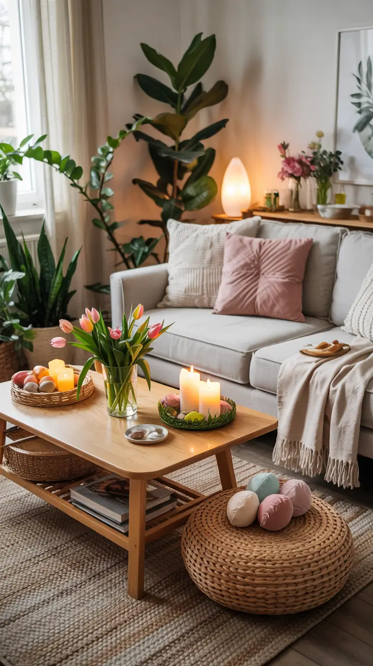 Easter Home Decor 2026: Easy DIY Ideas for a Pastel Spring Living Room & Front Porch