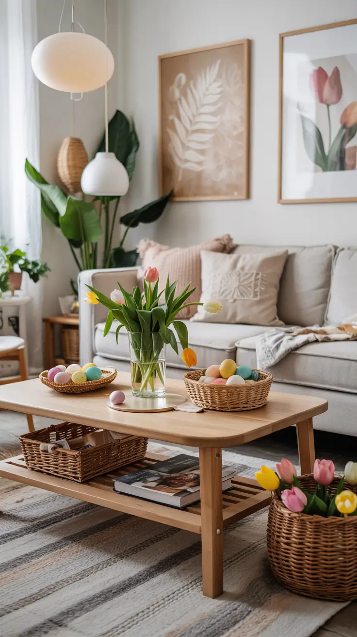 Easter Home Decor 2026: Easy DIY Ideas for a Pastel Spring Living Room & Front Porch