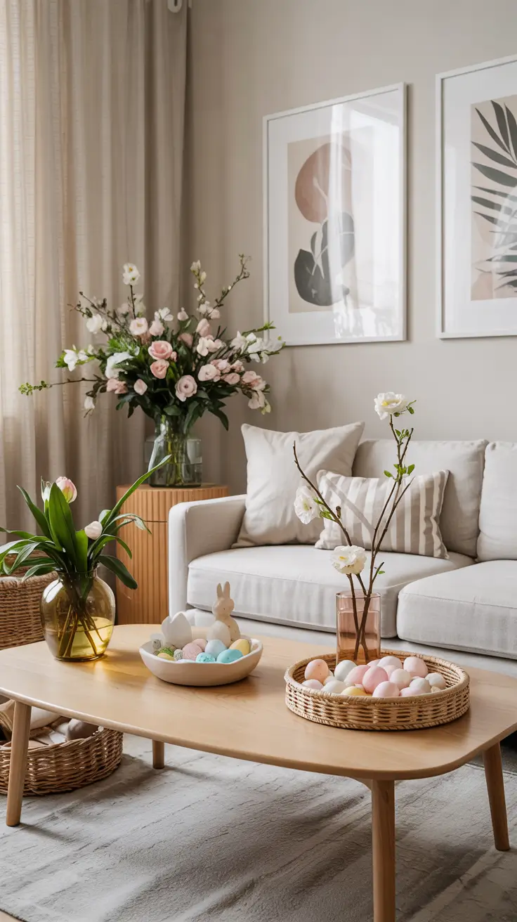 Easter Home Decor 2026: Easy DIY Ideas for a Pastel Spring Living Room & Front Porch