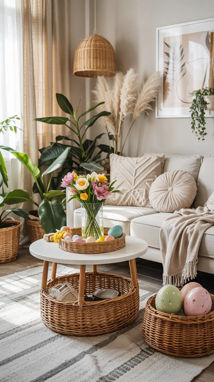 Easter Home Decor 2026: Easy DIY Ideas for a Pastel Spring Living Room & Front Porch
