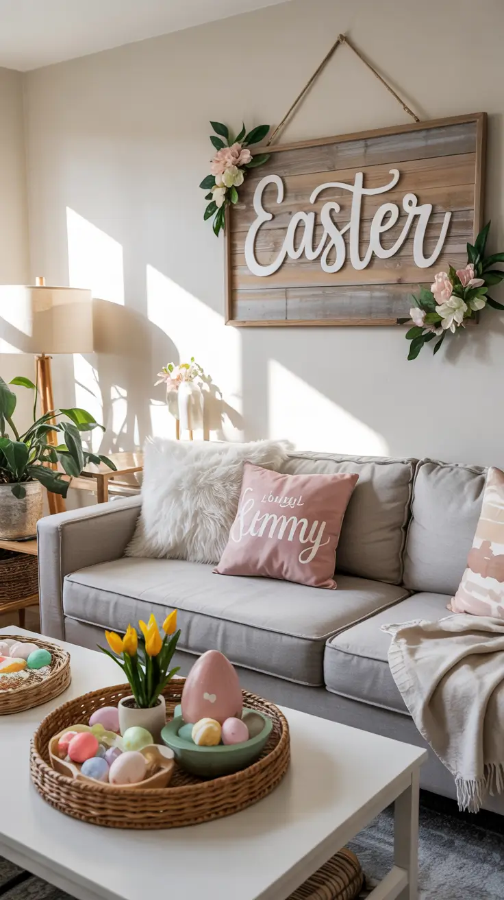 Easter Home Decor 2026: Easy DIY Ideas for a Pastel Spring Living Room & Front Porch