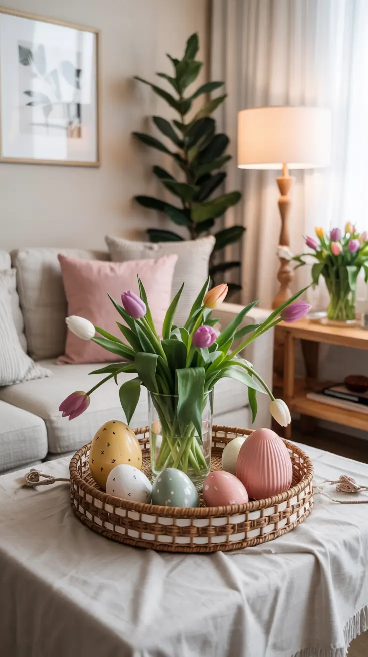 Easter Home Decor 2026: Easy DIY Ideas for a Pastel Spring Living Room & Front Porch