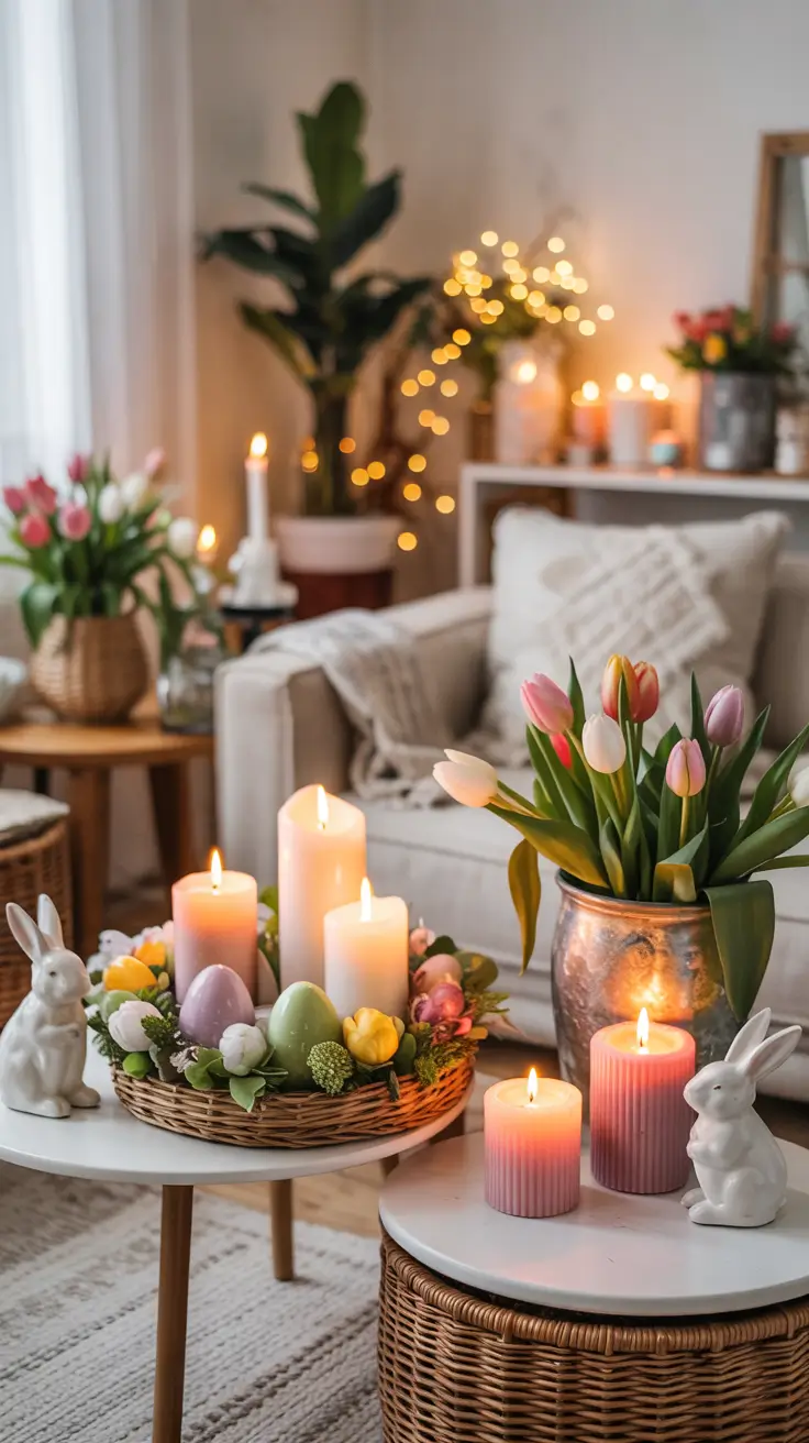 Easter Home Decor 2026: Easy DIY Ideas for a Pastel Spring Living Room & Front Porch