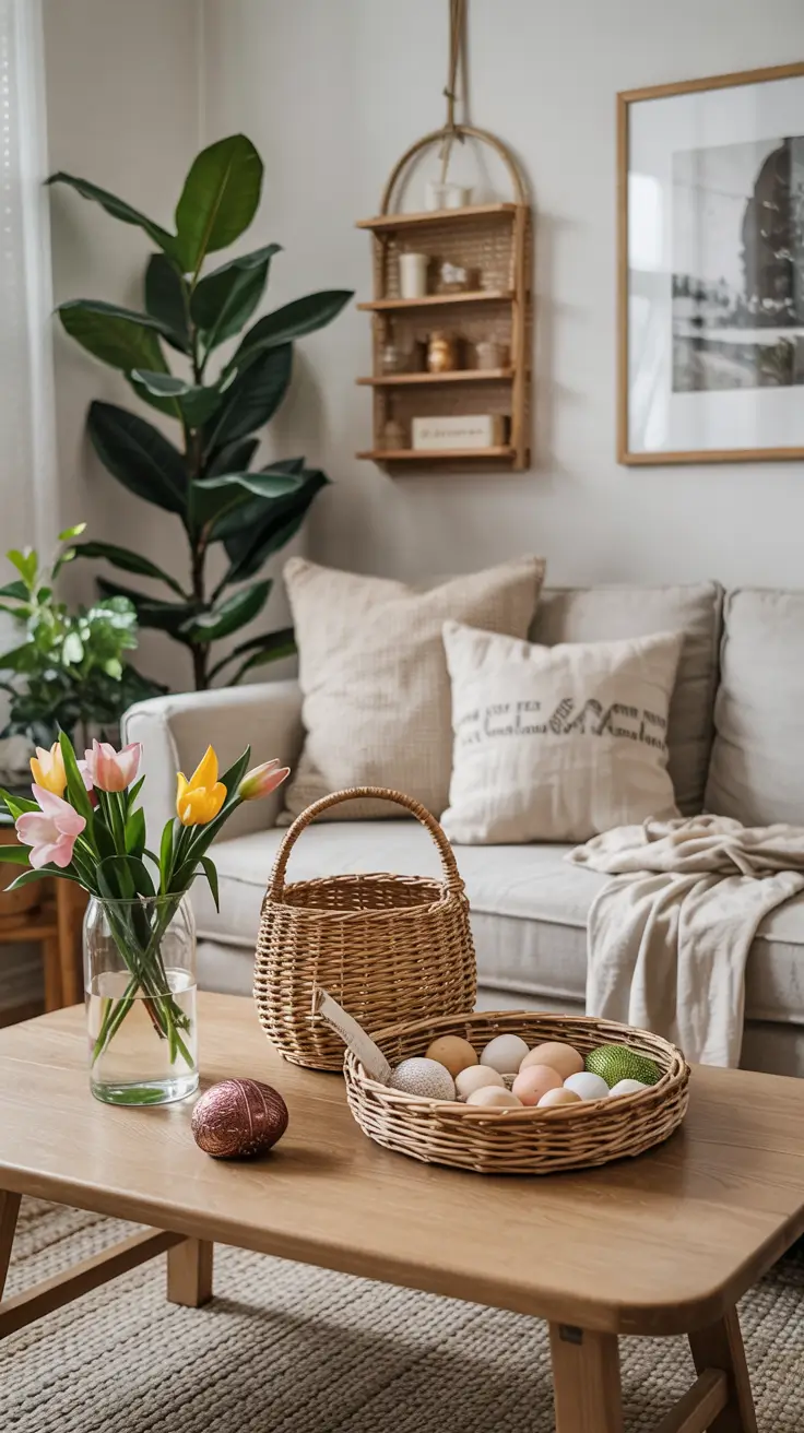 Easter Home Decor 2026: Easy DIY Ideas for a Pastel Spring Living Room & Front Porch