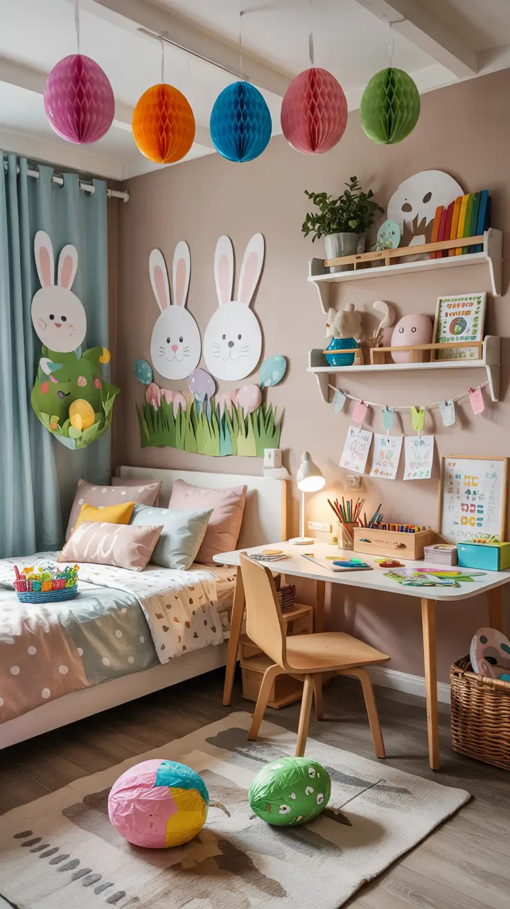 Easter Kids’ Room Decor Ideas 2026: Cute DIY, Aesthetic & Creative Holiday Decorations