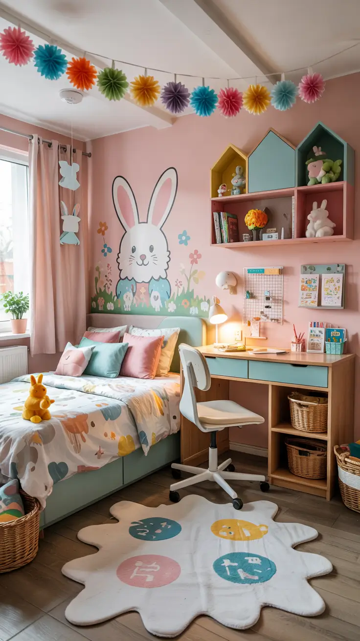 Easter Kids’ Room Decor Ideas 2026: Cute DIY, Aesthetic & Creative Holiday Decorations