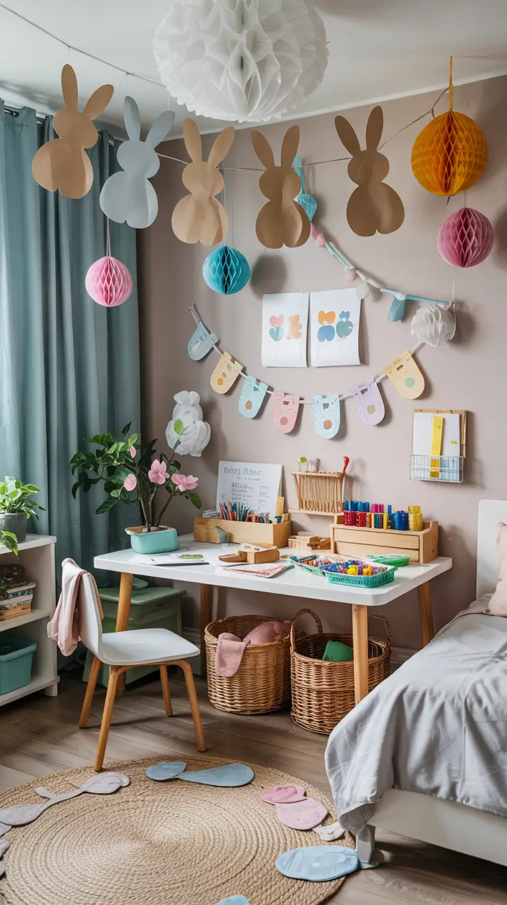 Easter Kids’ Room Decor Ideas 2026: Cute DIY, Aesthetic & Creative Holiday Decorations