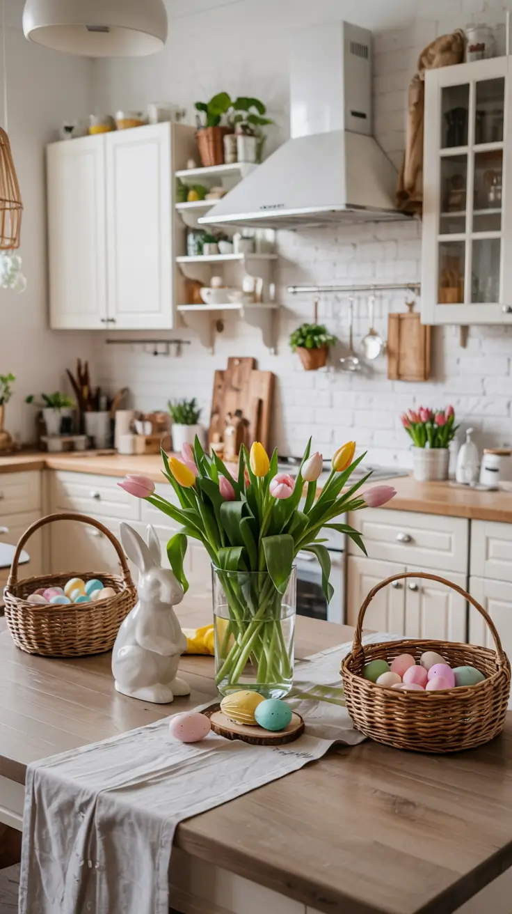 Easter Kitchen Decor Ideas 2026: Rustic, DIY, Farmhouse & French Country Inspiration