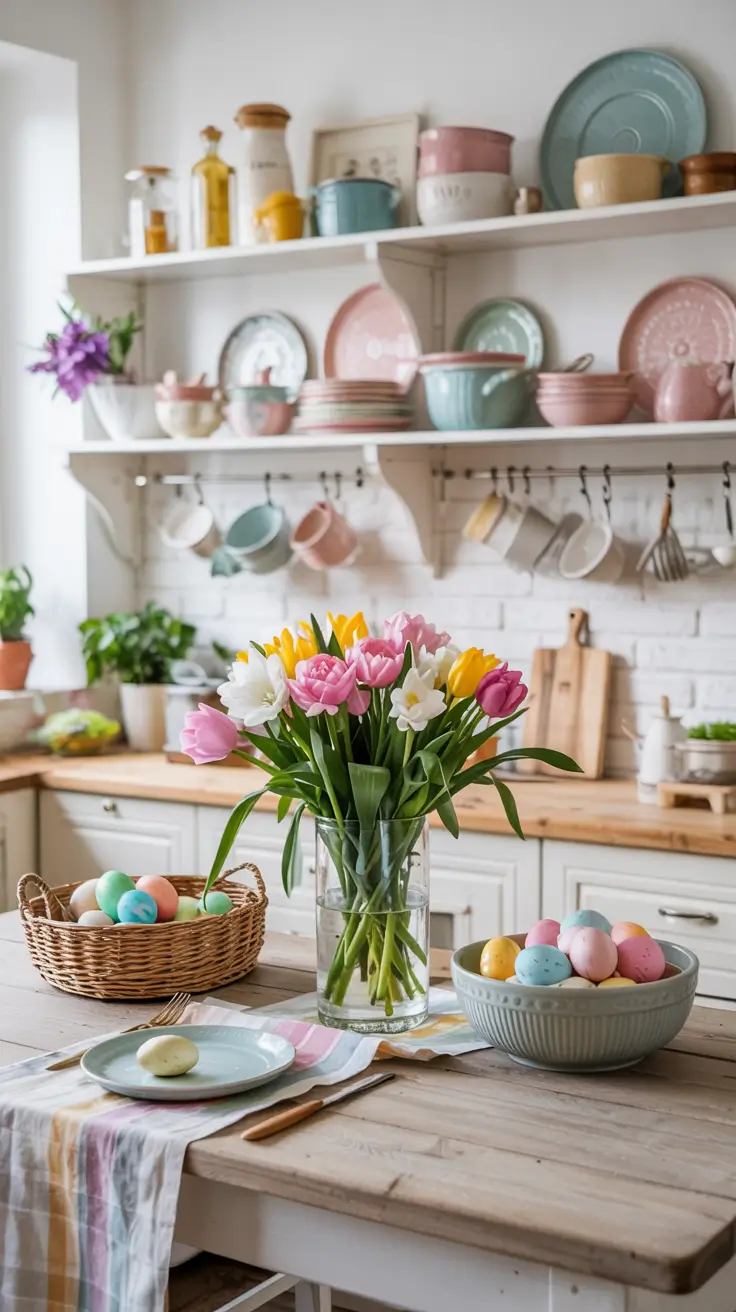 Easter Kitchen Decor Ideas 2026: Rustic, DIY, Farmhouse & French Country Inspiration