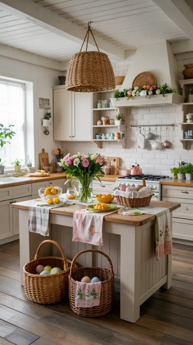 Easter Kitchen Decor Ideas 2026: Rustic, DIY, Farmhouse & French Country Inspiration