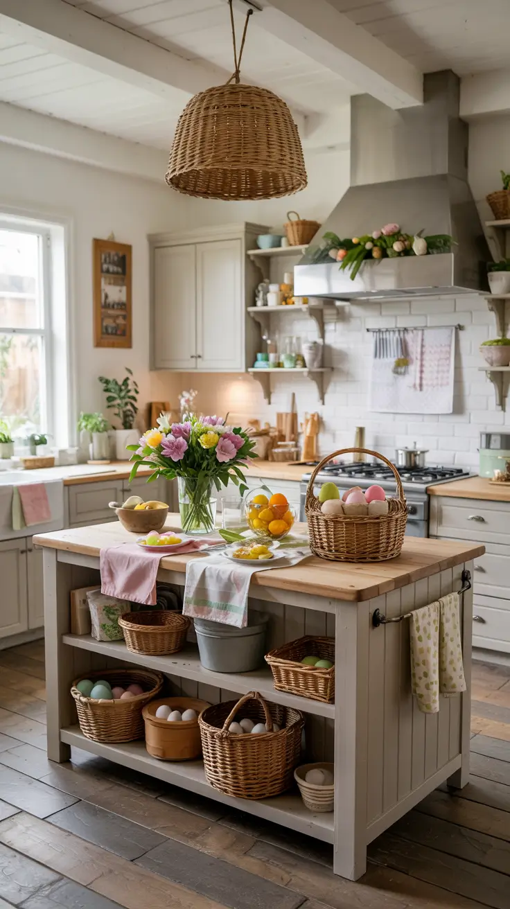 Easter Kitchen Decor Ideas 2026: Rustic, DIY, Farmhouse & French Country Inspiration