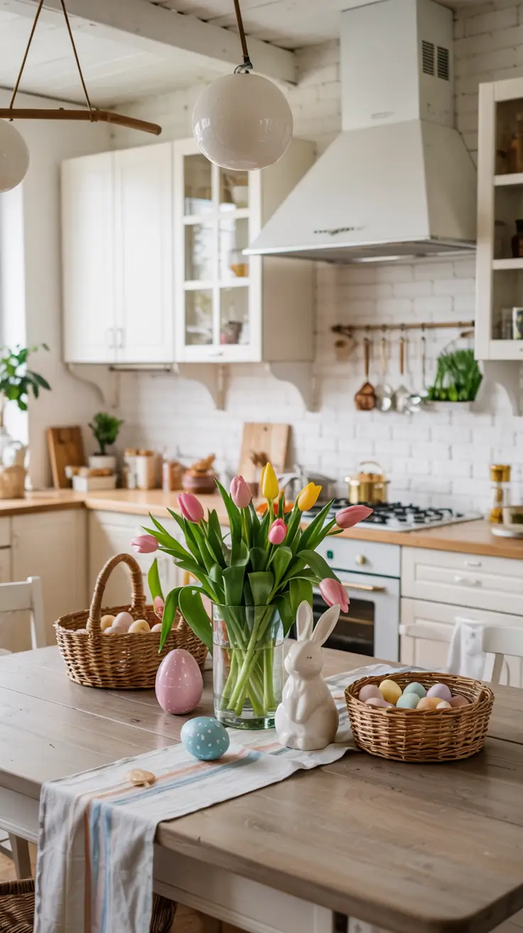 Easter Kitchen Decor Ideas 2026: Rustic, DIY, Farmhouse & French Country Inspiration