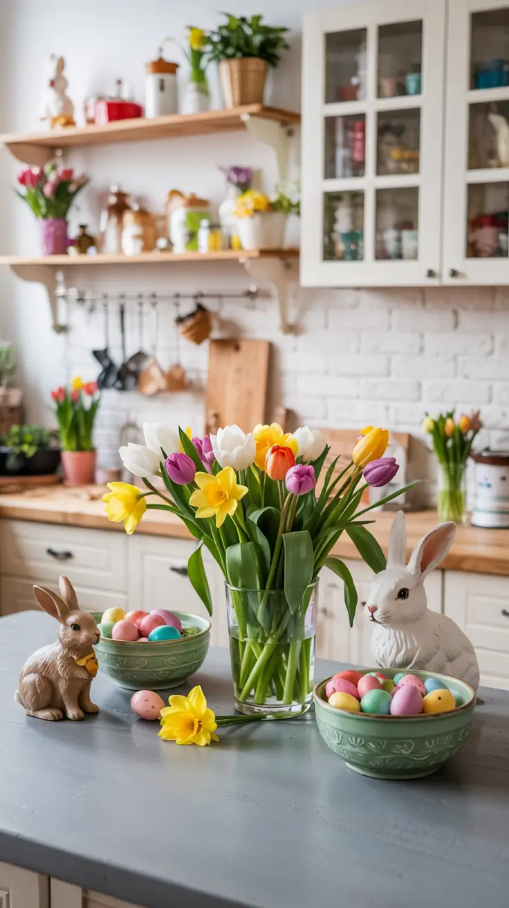 Easter Kitchen Decor Ideas 2026: Rustic, DIY, Farmhouse & French Country Inspiration