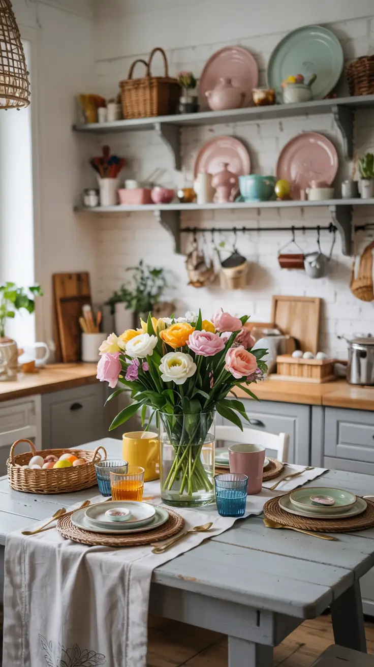 Easter Kitchen Decor Ideas 2026: Rustic, DIY, Farmhouse & French Country Inspiration