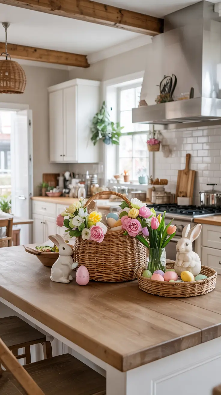 Easter Kitchen Decor Ideas 2026: Rustic, DIY, Farmhouse & French Country Inspiration