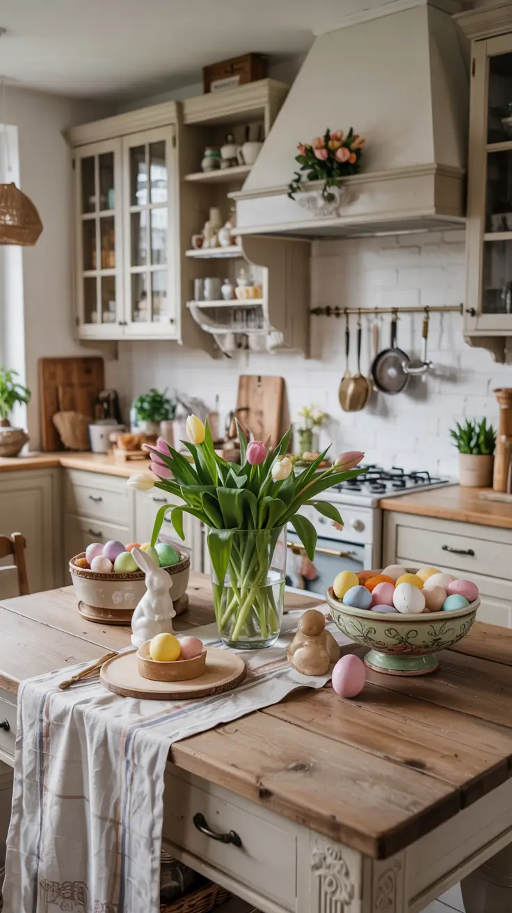 Easter Kitchen Decor Ideas 2026: Rustic, DIY, Farmhouse & French Country Inspiration