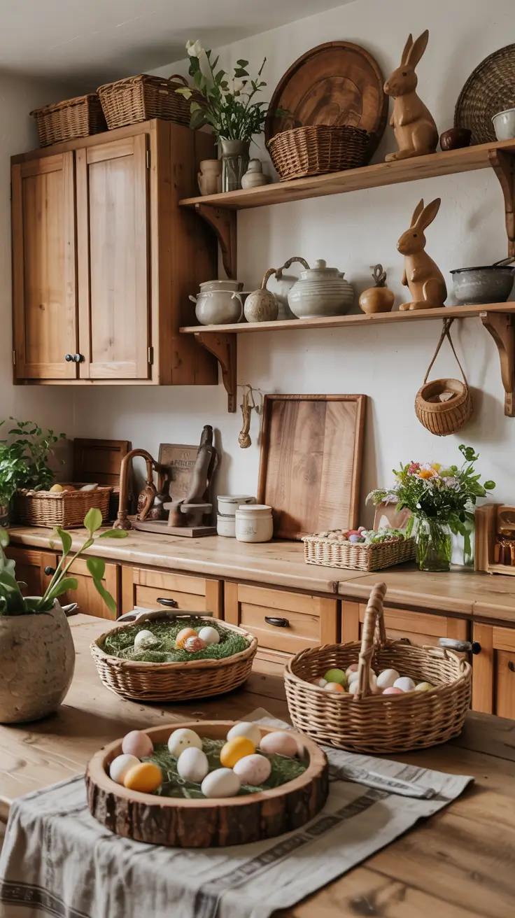 Easter Kitchen Decor Ideas 2026: Rustic, DIY, Farmhouse & French Country Inspiration