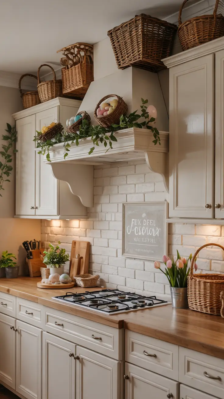 Easter Kitchen Decor Ideas 2026: Rustic, DIY, Farmhouse & French Country Inspiration