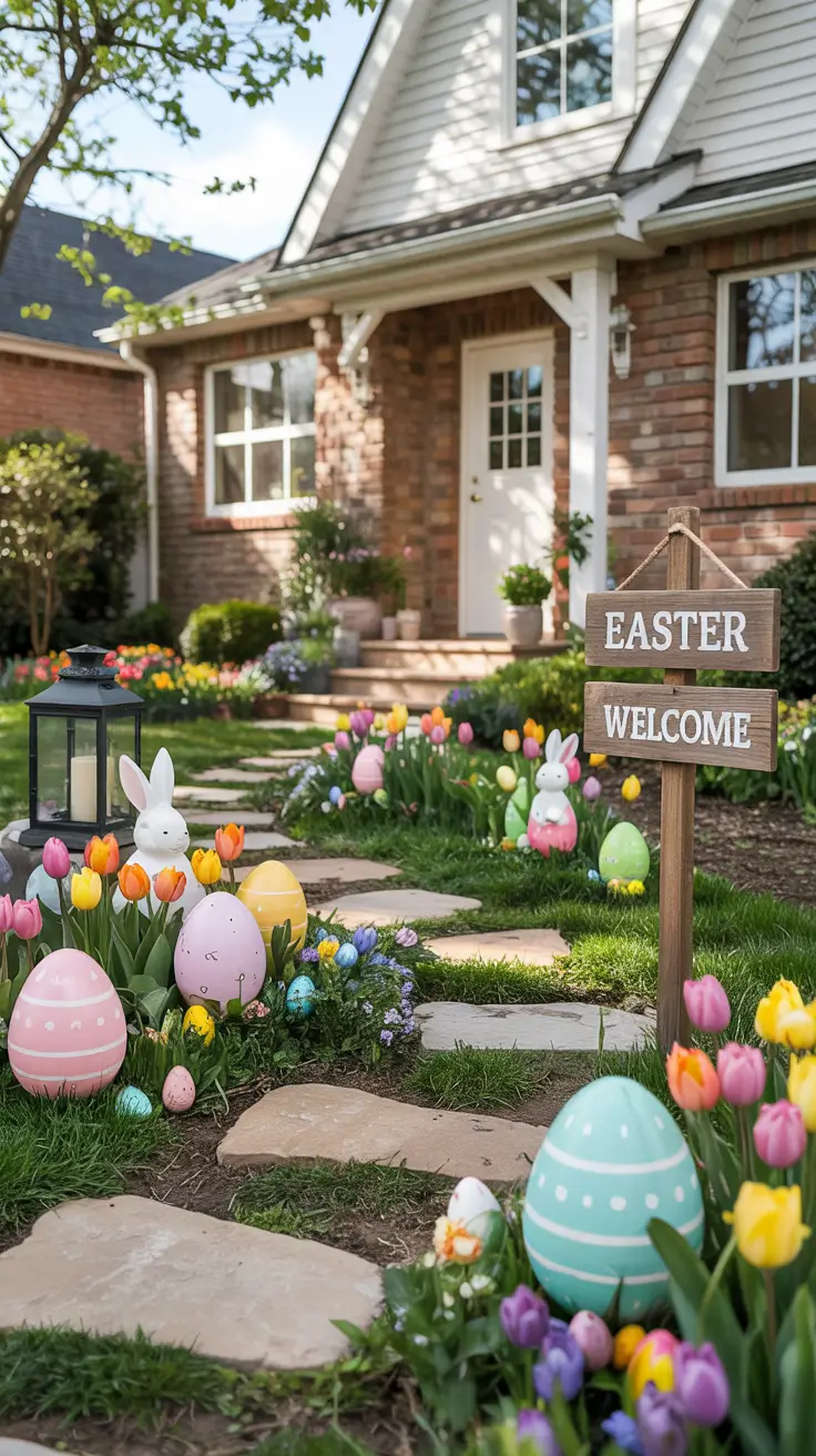 Easter Outdoor Decor Ideas 2026: Easy DIY Porch, Yard & Front Door Decorations