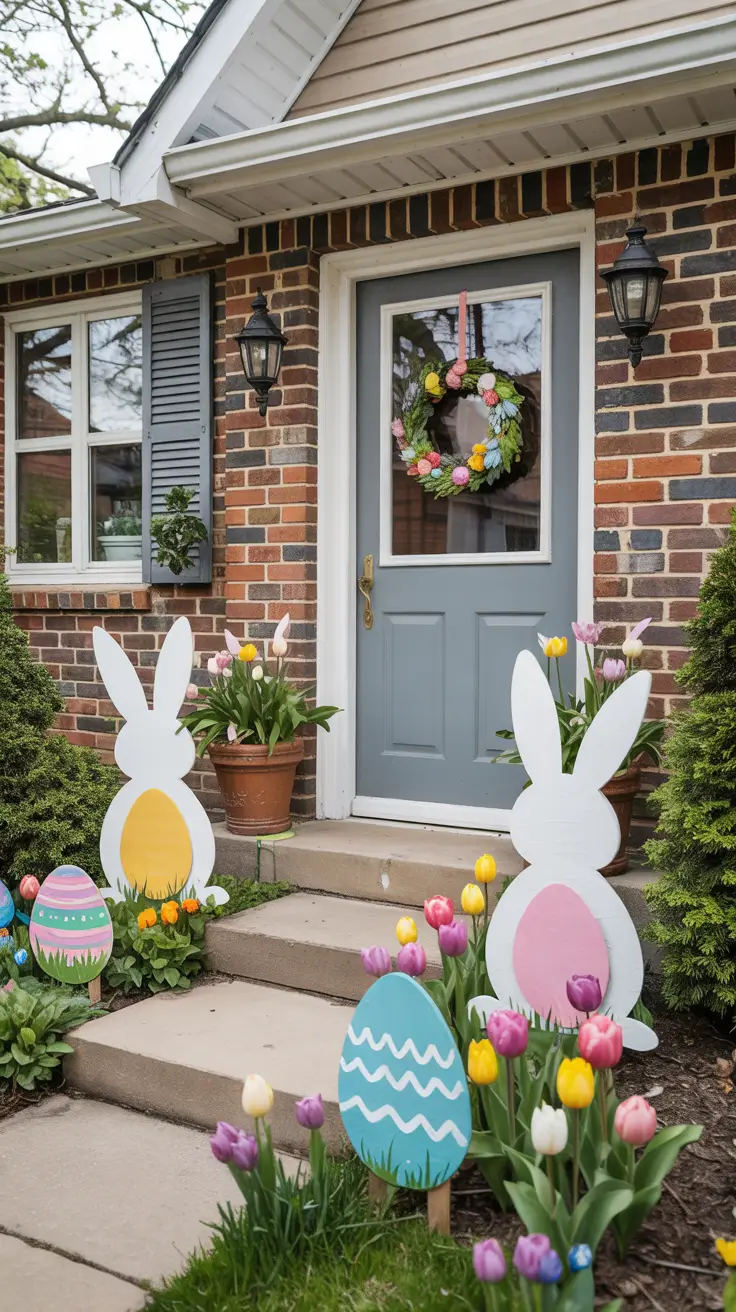 Easter Outdoor Decor Ideas 2026: Easy DIY Porch, Yard & Front Door Decorations