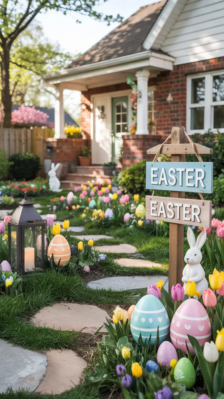 Easter Outdoor Decor Ideas 2026: Easy DIY Porch, Yard & Front Door Decorations