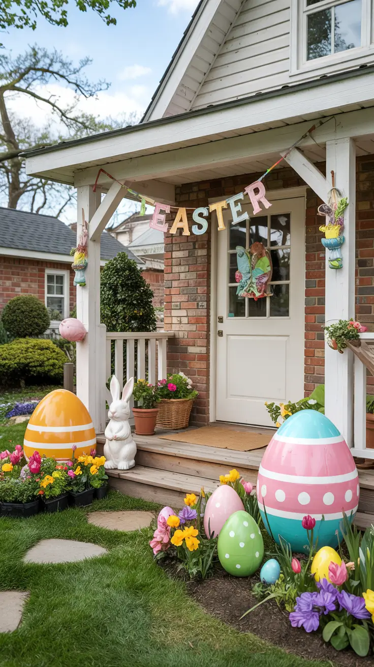 Easter Outdoor Decor Ideas 2026: Easy DIY Porch, Yard & Front Door Decorations