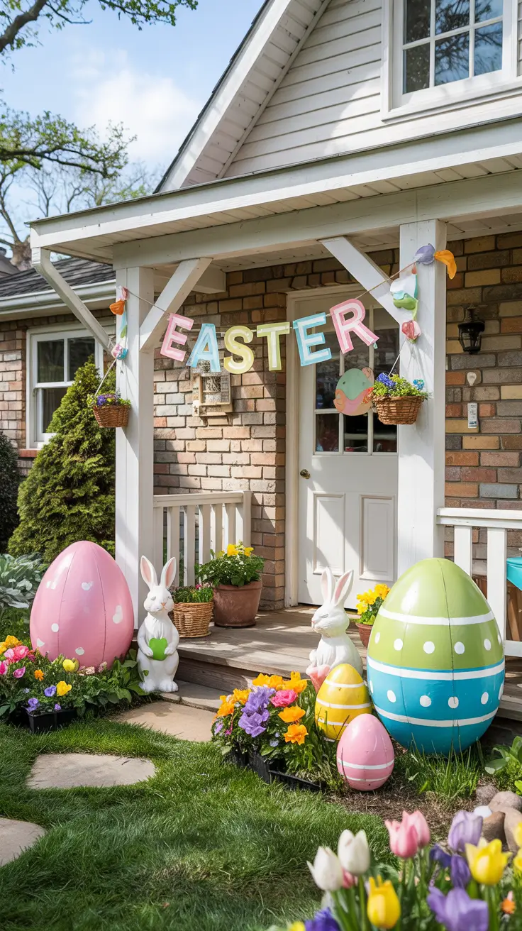 Easter Outdoor Decor Ideas 2026: Easy DIY Porch, Yard & Front Door Decorations