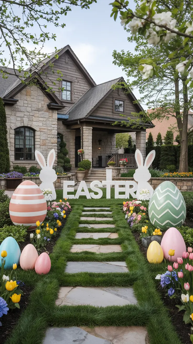Easter Outdoor Decor Ideas 2026: Easy DIY Porch, Yard & Front Door Decorations