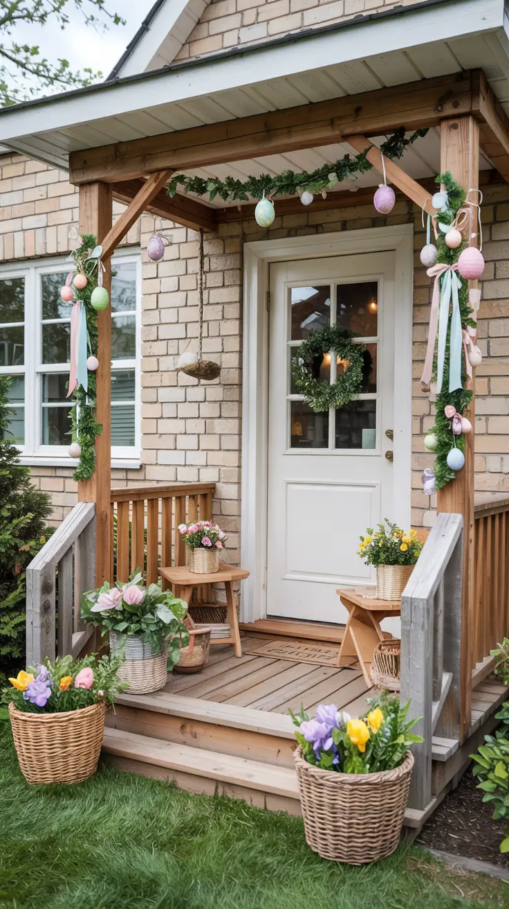 Easter Outdoor Decor Ideas 2026: Easy DIY Porch, Yard & Front Door Decorations