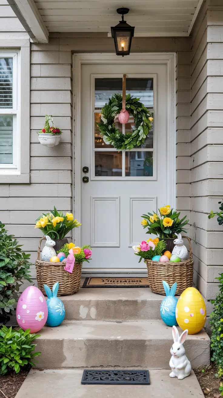 Easter Outdoor Decor Ideas 2026: Easy DIY Porch, Yard & Front Door Decorations