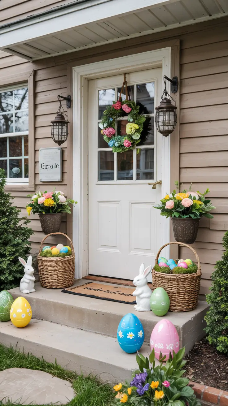 Easter Outdoor Decor Ideas 2026: Easy DIY Porch, Yard & Front Door Decorations