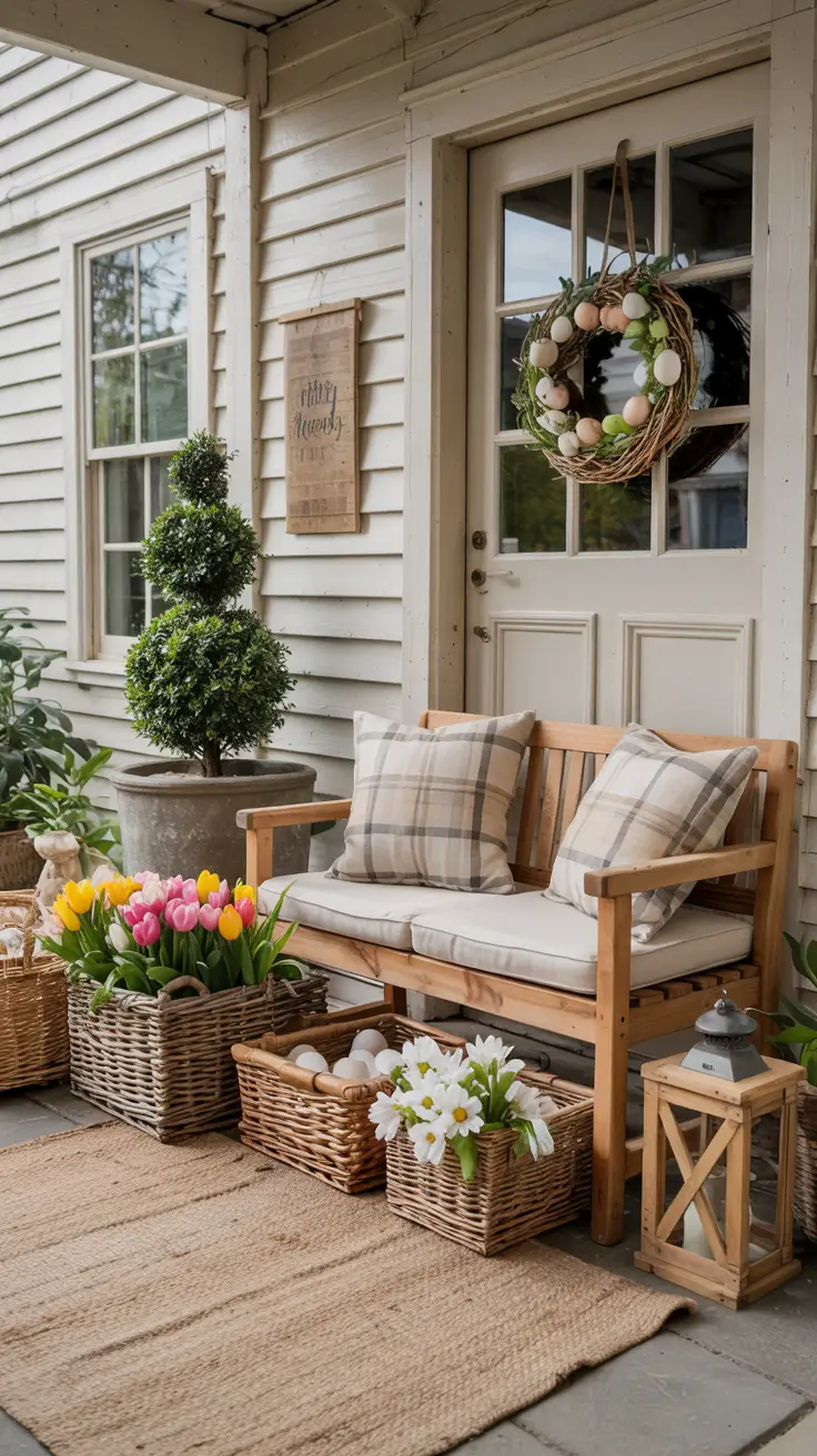 Easter Outdoor Decor Ideas 2026: Easy DIY Porch, Yard & Front Door Decorations