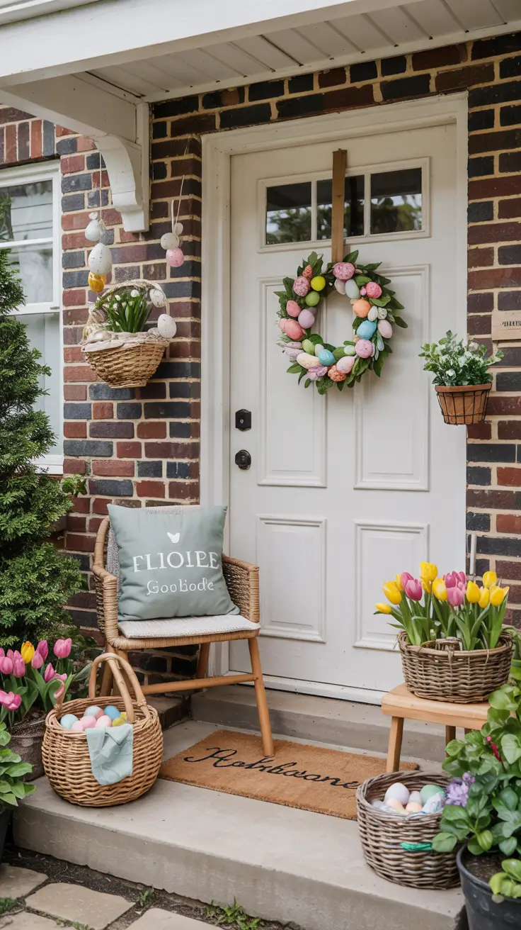 Easter Outdoor Decor Ideas 2026: Easy DIY Porch, Yard & Front Door Decorations