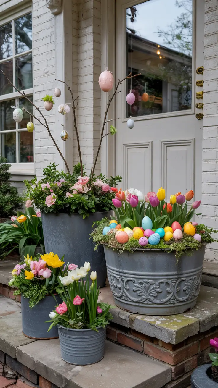 Easter Outdoor Decor Ideas 2026: Easy DIY Porch, Yard & Front Door Decorations
