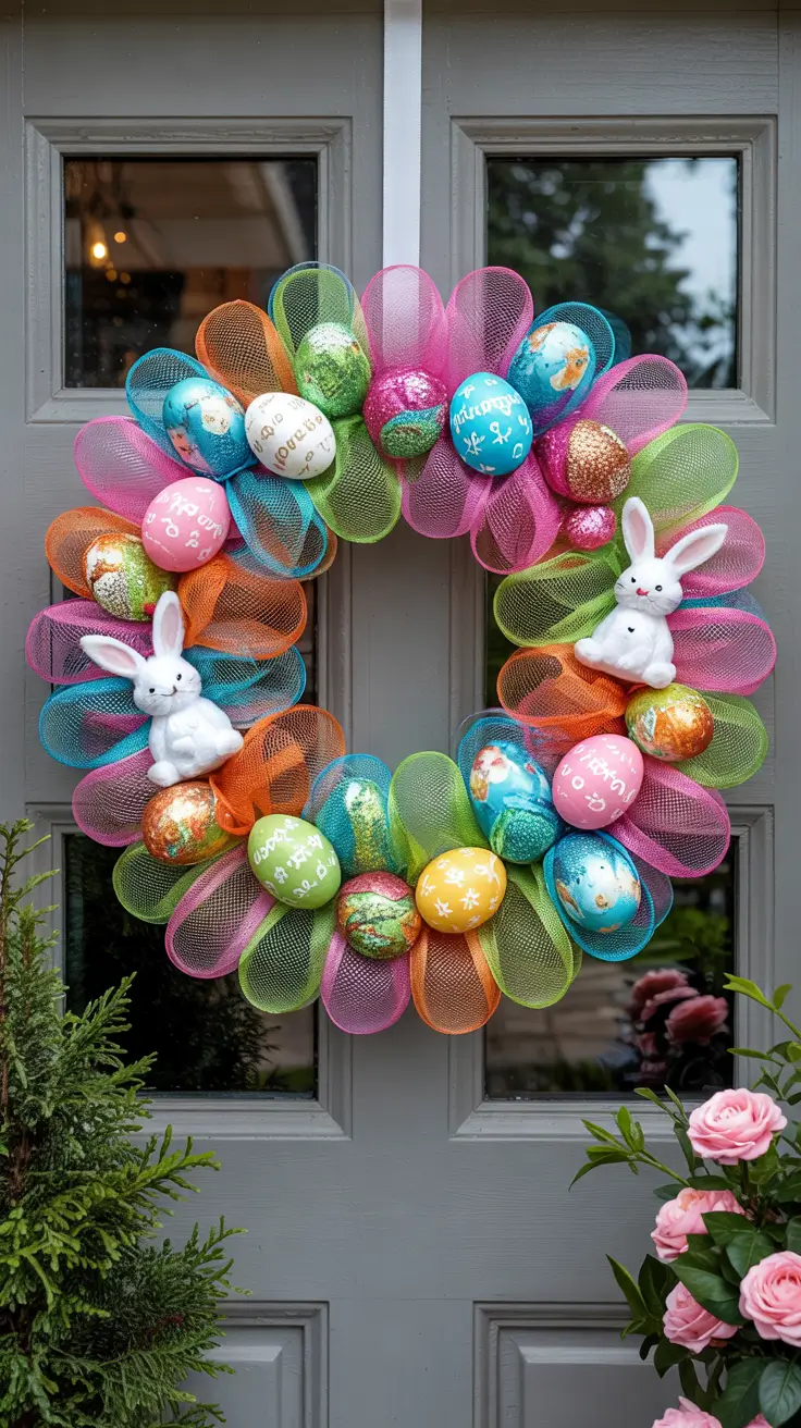 Easter Wreath Ideas 2026: DIY, Deco Mesh, Bunny & Elegant Front Door Designs