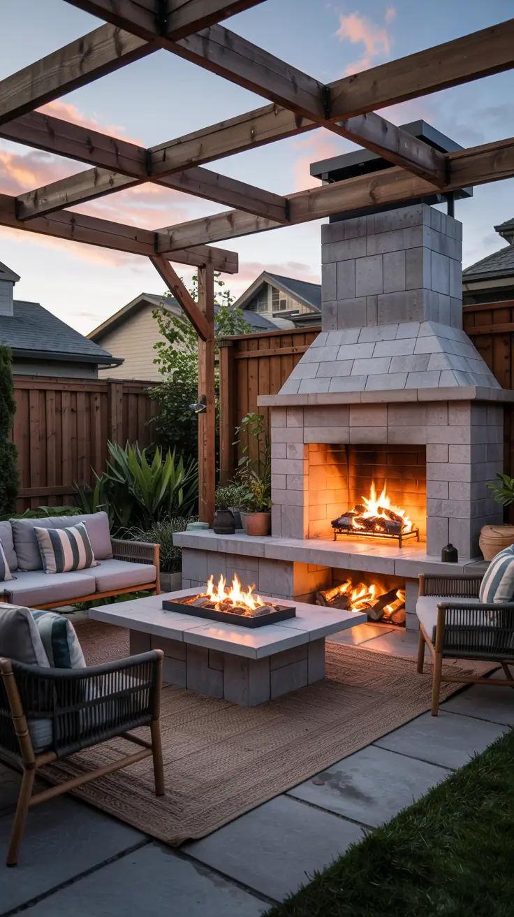 Outdoor Fireplace Ideas 2026: Cozy, Modern & Unique Backyard Designs