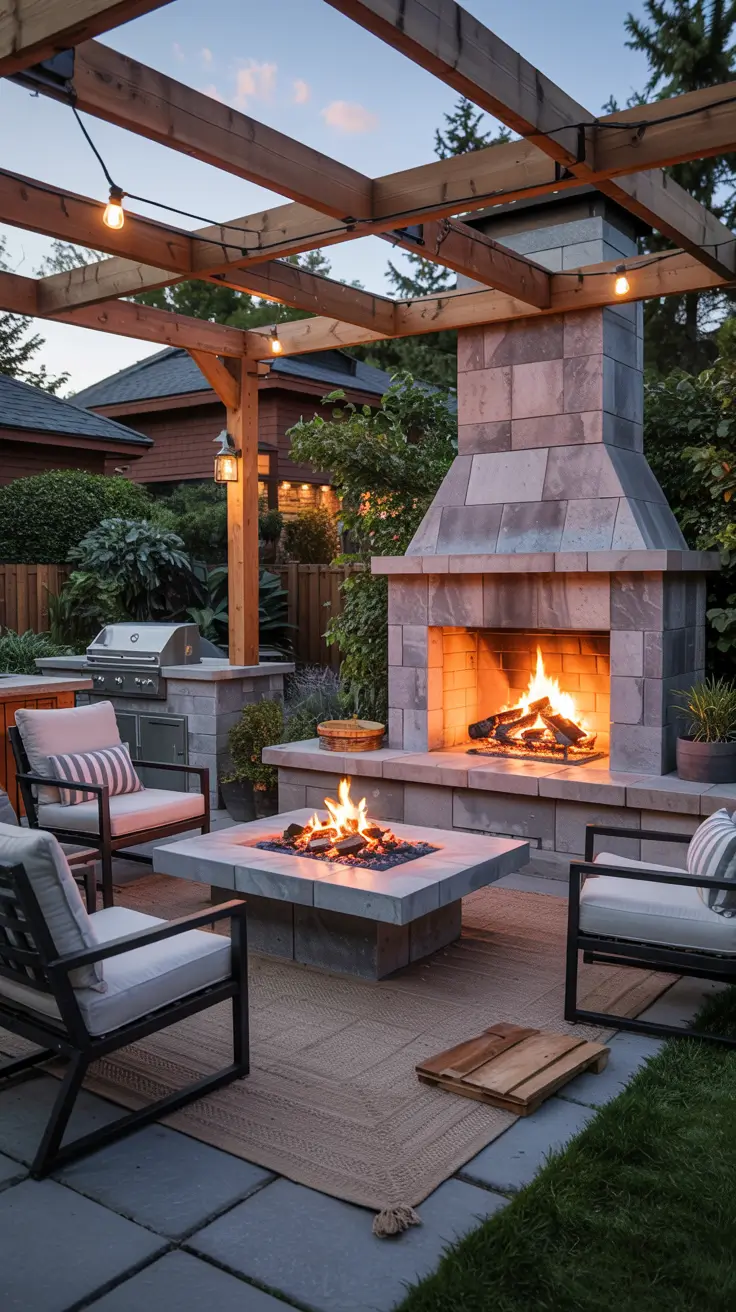 Outdoor Fireplace Ideas 2026: Cozy, Modern & Unique Backyard Designs