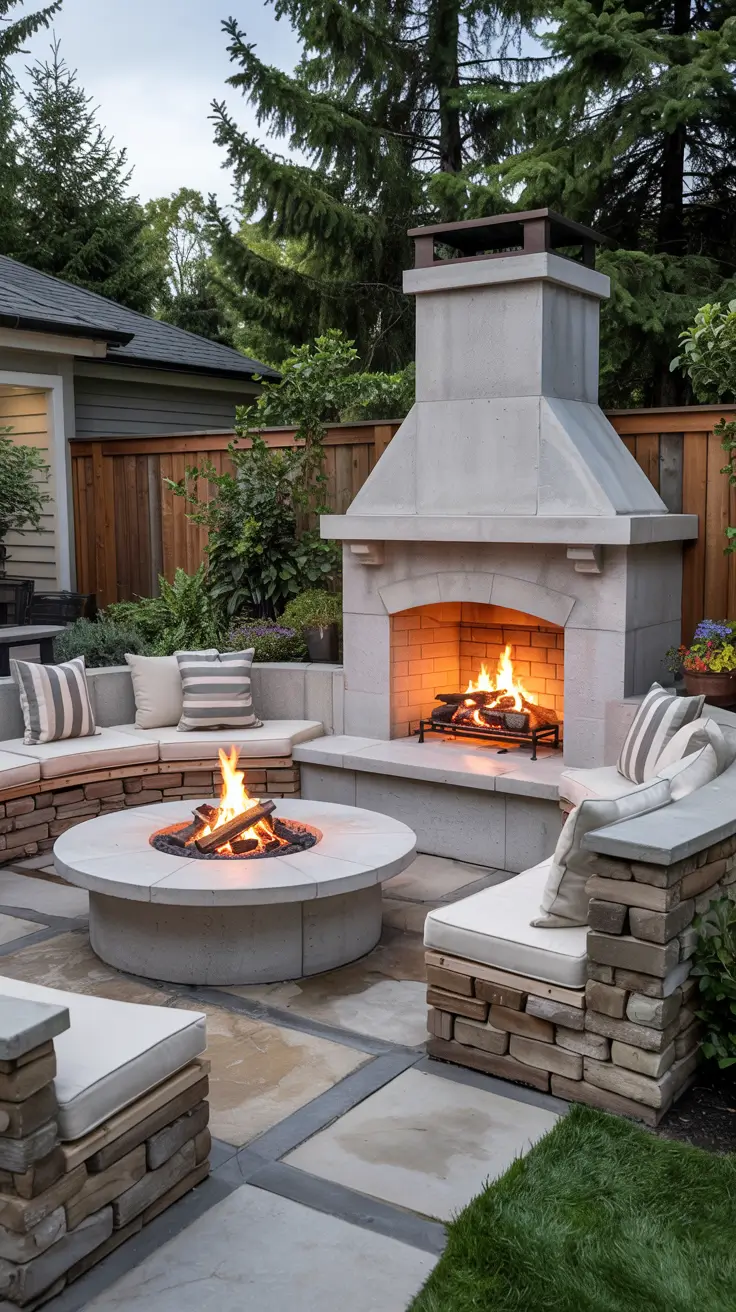 Outdoor Fireplace Ideas 2026: Cozy, Modern & Unique Backyard Designs