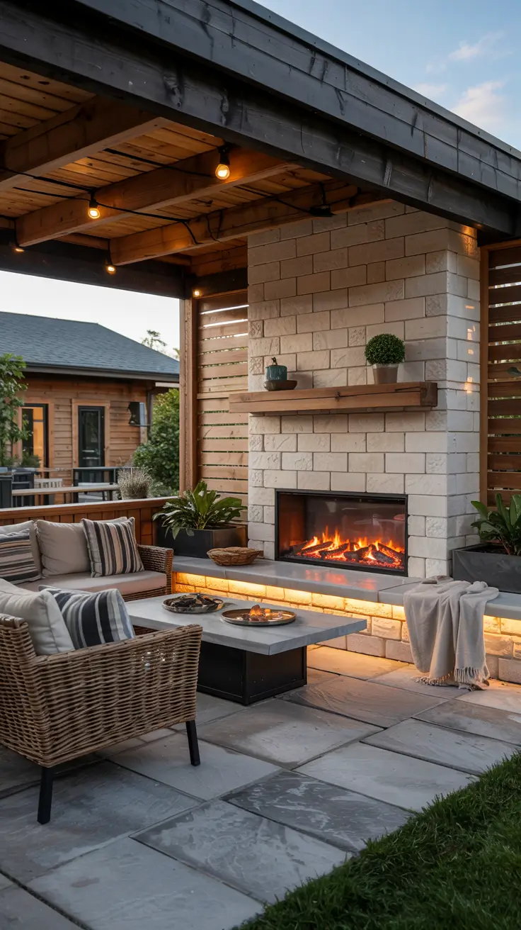 Outdoor Fireplace Ideas 2026: Cozy, Modern & Unique Backyard Designs