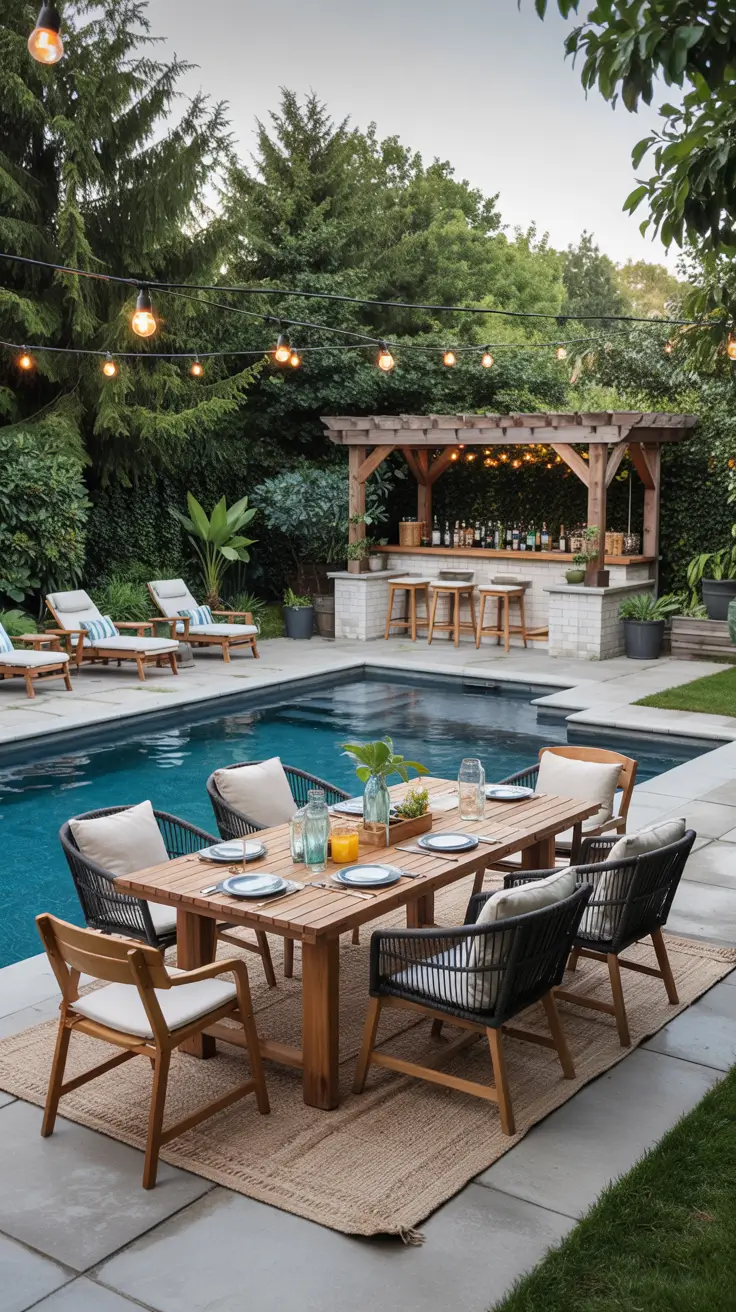 Outdoor Pool Area 2026: Modern Ideas, Decor & Backyard Design Inspiration