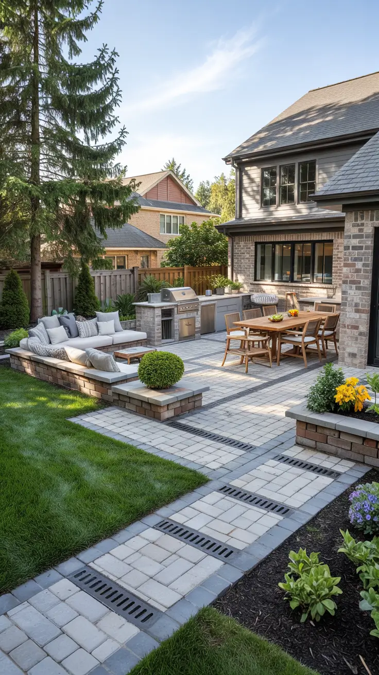 Paver Patio Patterns 2026: Stylish Layout Ideas with Brick, Stone & Herringbone Designs